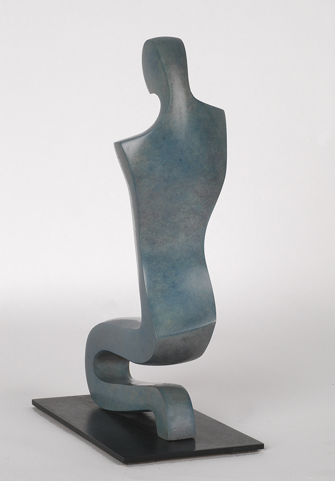 Sage (dos) bronze bleu 28cmx19cmx10cm