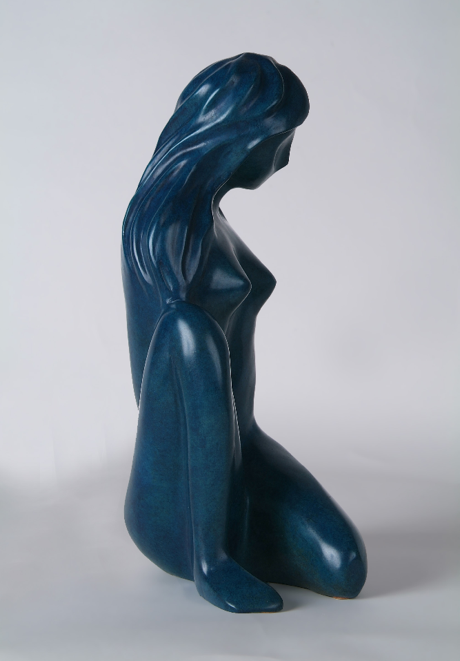Mademoiselle (profil D)bronze 32x19x12cm