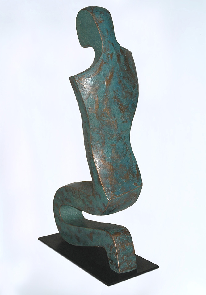 SERENITE (dos) bronze 33cm x 17cm H 62cm